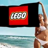 L-LEGOS Beach Towels Shower Towel Sauna Travel Spa Microfiber Quick Dry Gym Accessories Cute Room Decor 5