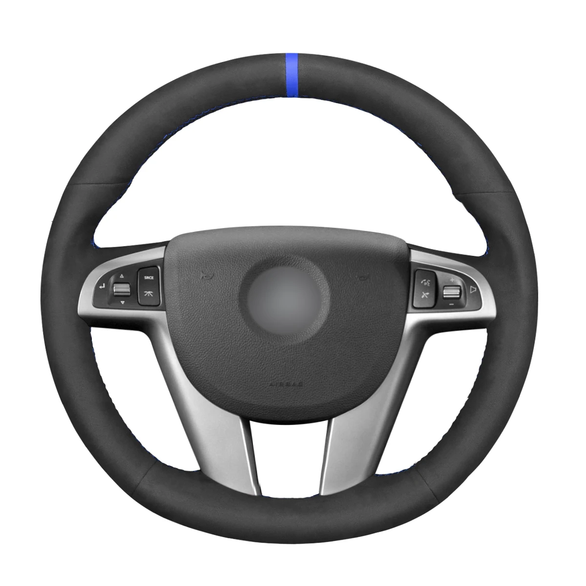 

Hand-stitched Black Synthetic Suede Steering Wheel Cover for Holden Commodore VE Ute Calais Caprice 2006-2013 Pontiac G8