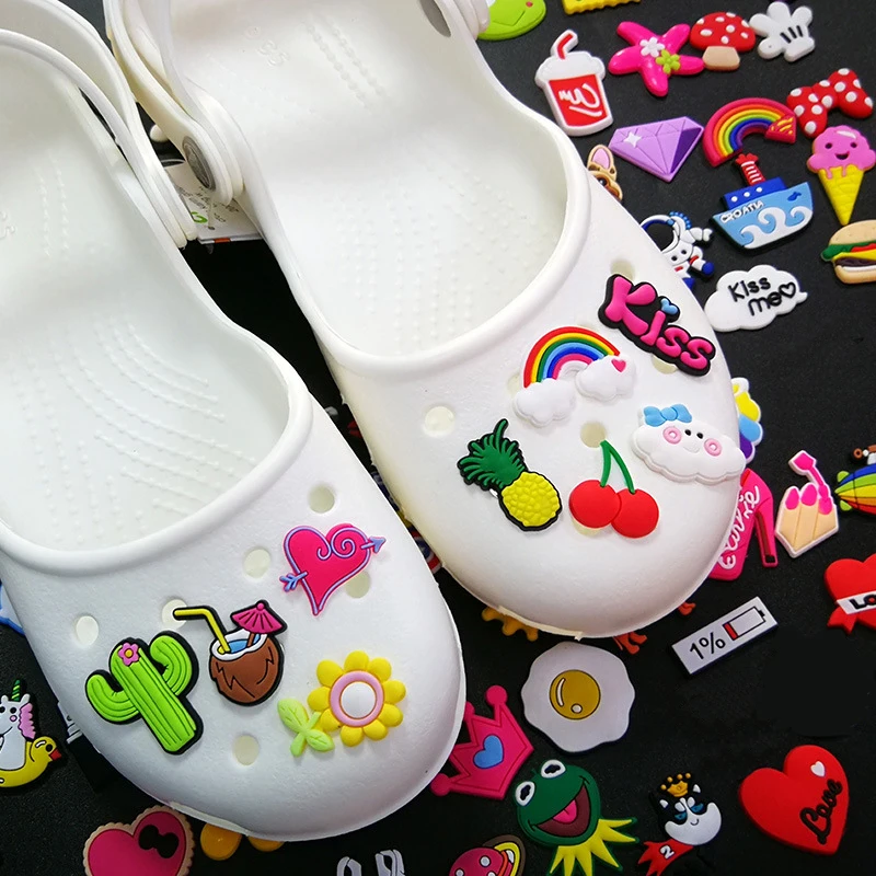 Cute Kawaii Shoe Charms 30~100 Pcs Teens Girls Boys Kids Decoration Party Gifts Accessories Charms