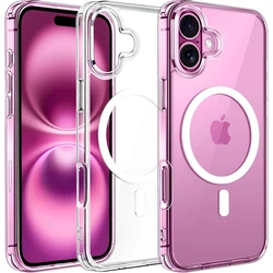 Luxury Magnetic Wireless Charging Transparent Phone Case - iPhone 12 Mini
