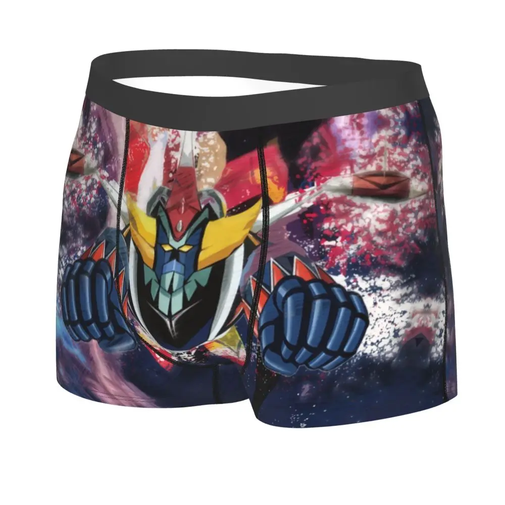 Description Picture 3 of itemCool Goldorak Grendizer Underwear Men Printed Customized Ufo Robot Anime Boxer Shorts Panties Briefs Soft Underpants