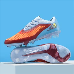 Elite Performance Men's Soccer Cleats - Non - Slip Outdoor Football Boots for Optimal Comfort and Breathability (Sky Blue FG)