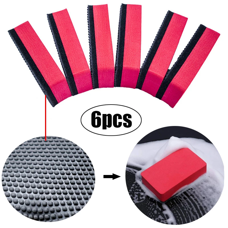 

Car Scrub Pad Nano Scrubing Sponge Eraser Auto Beauty Care Cleaning Scrubber Washer Car Melamine Washing Sponge Brush Towel Tool