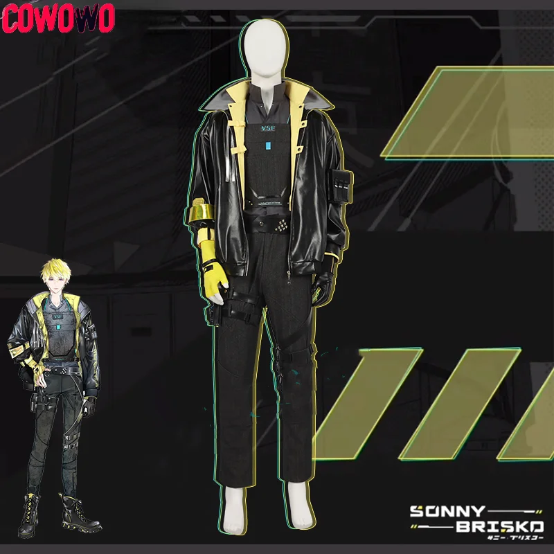 

COWOWO VTuber Sonny Brisko Cosplay Costume Unisex Activity Party Role Play Clothing Fashion Handsome Uniform Halloween outfit