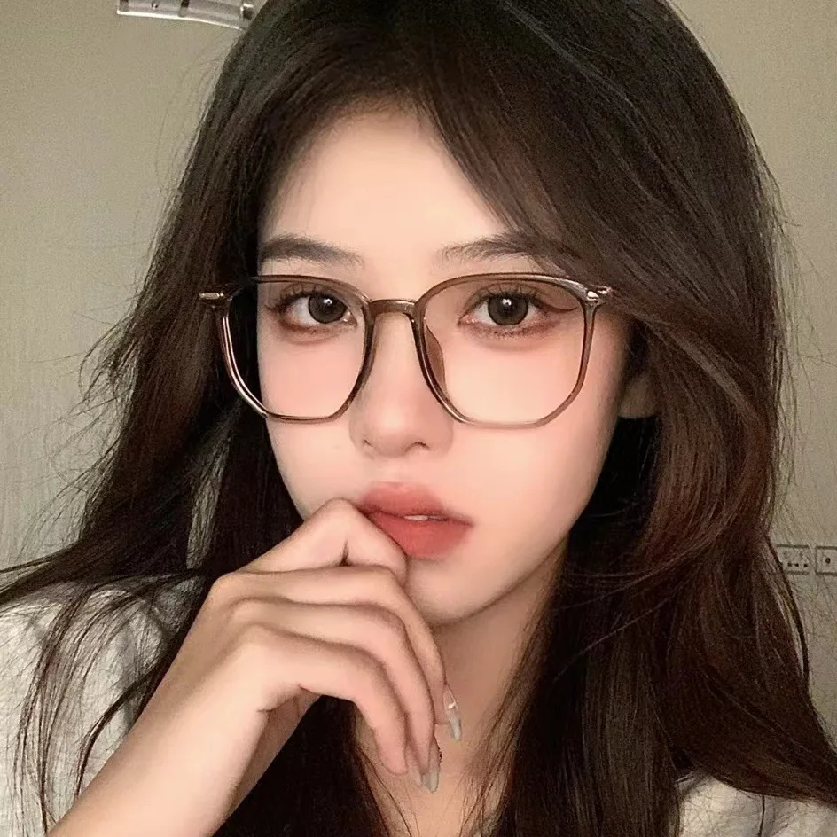 Shatar New Fashion Reading Glasses High Grade Ultra Light Comfortable Anti Blue Light Presbyopia Glasses Women Big Frame Young 3