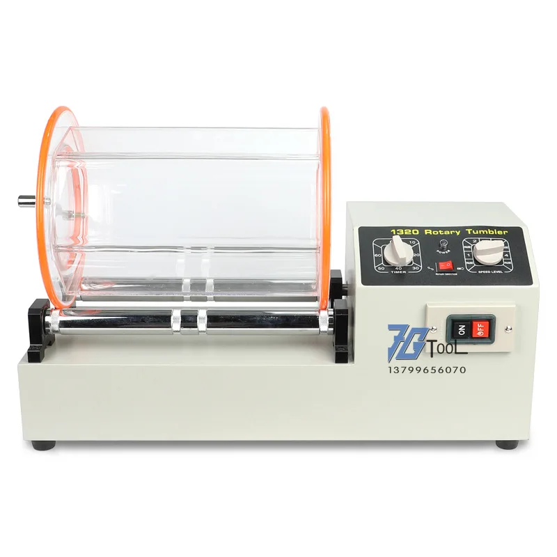 Rotary Tumbler 11KG Capacity Polishing Machine, Jewelry Making Tools Gold Burnis