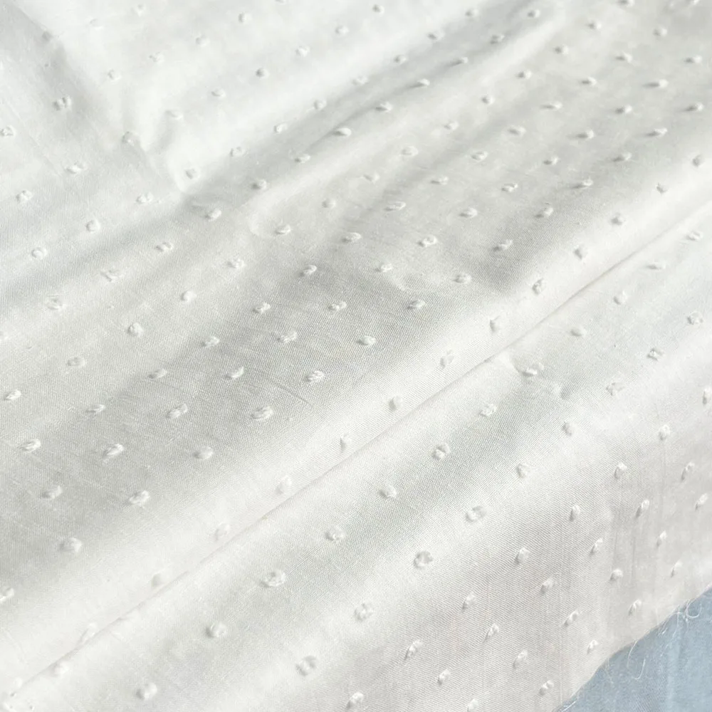 Soft Cotton Polka Dot Jacquard Fabric For DIY Making T-shirts Dress Pajamas Home Textile Decoration Handicraft Cloth Accessories - 5