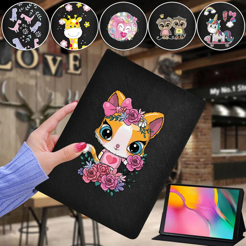 Custodia Per Tablet Per Samsung Galaxy Tab S7 11/Tab S6 Lite 10.4/S6 10.5/S5E 10.5/S4 Custodia Protettiva In Pelle Anticaduta Da 10.5 Pollici