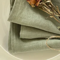 Set Of 6 40x40cm Table Cloth Napkins Durable Polyester Thicken Placemat Reusable for Kitchen Dining  Wedding Decoration 5