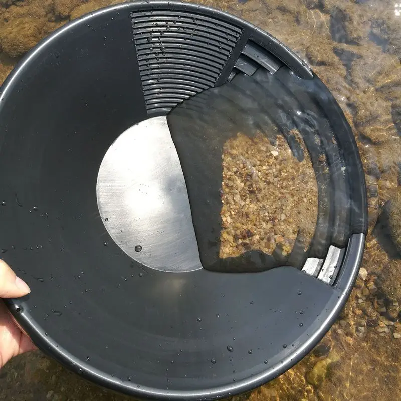 Hot Sale Plastic Gold Pan Basin Nugget Mining Pan Dredging Prospecting River Tool Wash Gold Panning Equipment 3
