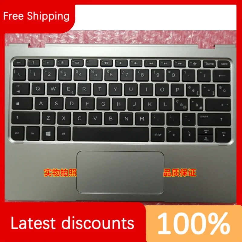 Per Hp X2 210 G2 10-P Nuovo Gruppo C-Case Argento Italiano 3Vd91Ka0020