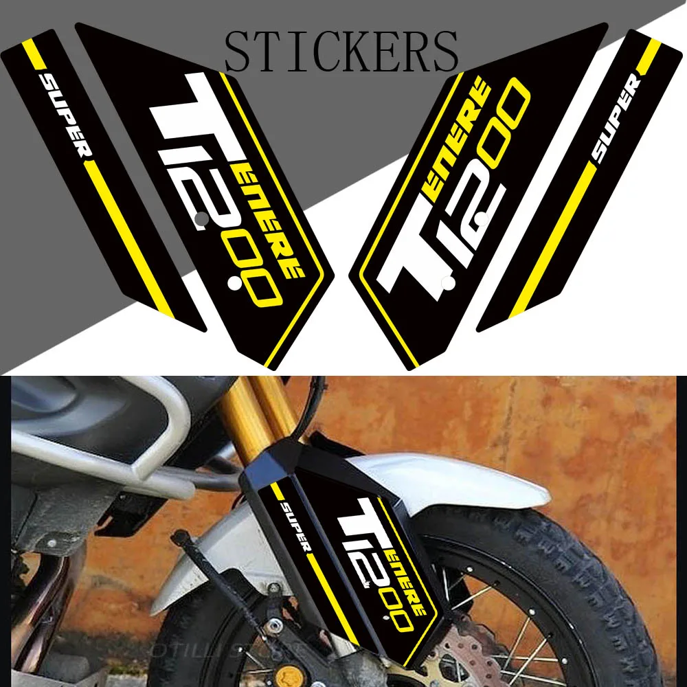 Motorcycle Accessories FOR Yamaha Super Tenere XT1200Z / ES XTZ 1200 XT Front Fork Guards Protection ADVENTURE 2010 - 2021 for yamaha super tenere xt1200z es xt 1200 z motorcycle accessories front fork guards protection sticker adventure 2010 2021