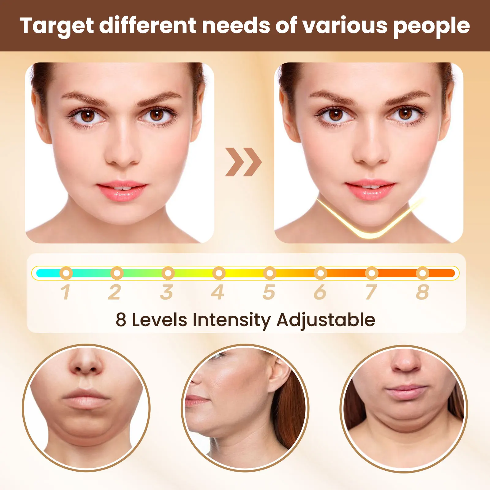 Electric Face Slimming Massager V Line Lift Up Device