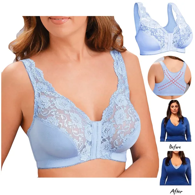 Front Closure Posture Corrector Lift Up Bra - Image 3