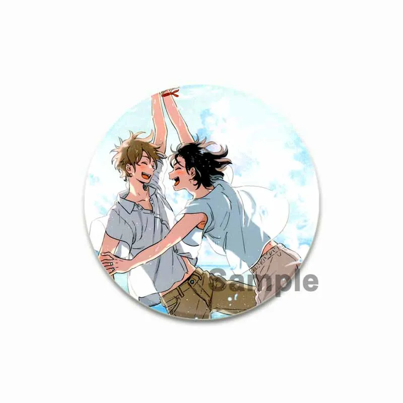 thumbnail image 1 of Broche de anime The Stranger By The Beach hecho a mano para ropa, insignia de dibujos animados, mochila, decoración, accesorios de joyería, regalos, 1 of 5