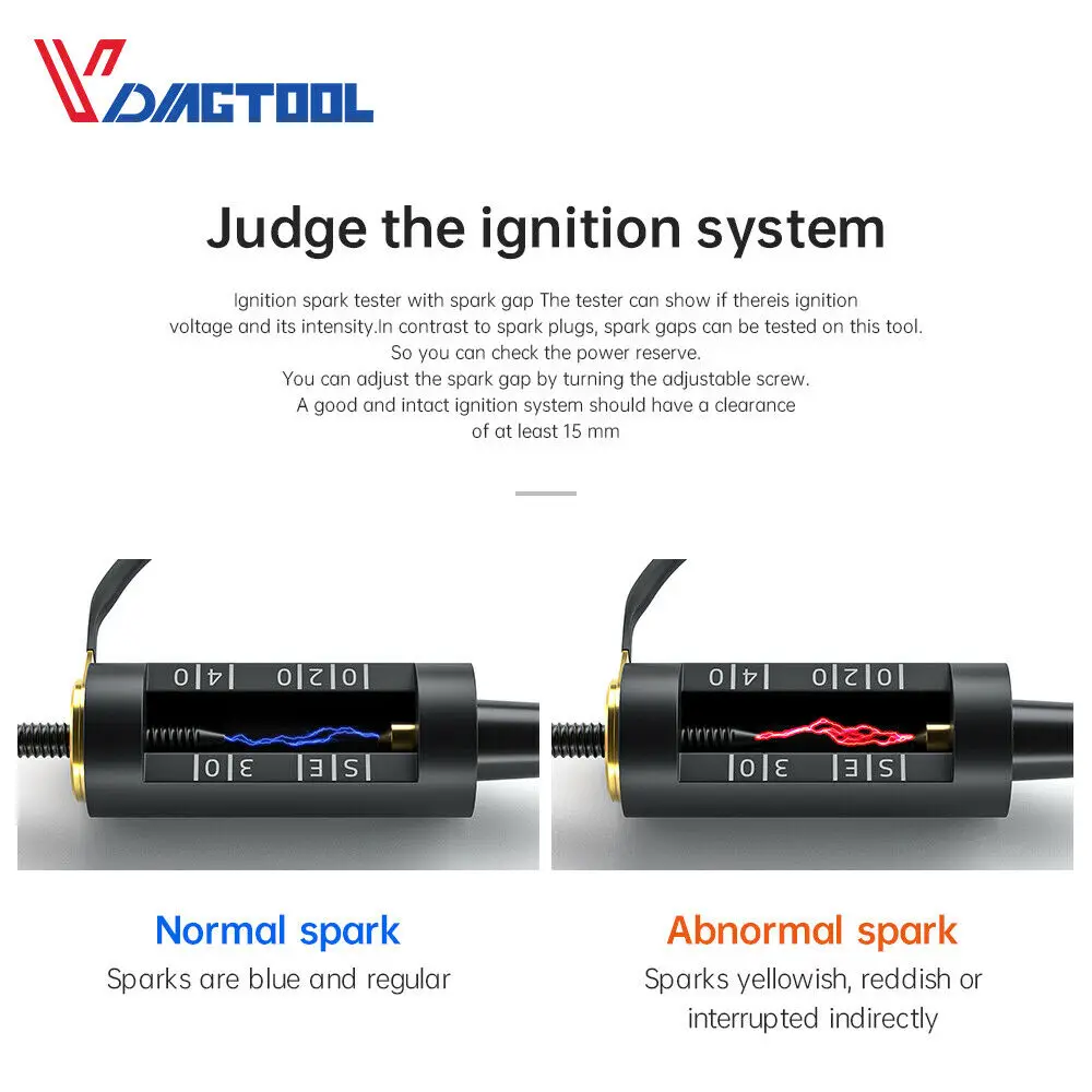 Spark Plug Tester Wrench Ignition System Coil Engine Tester Adjustable Ignition Coil Car Repair Tool Car Accessories spark plug