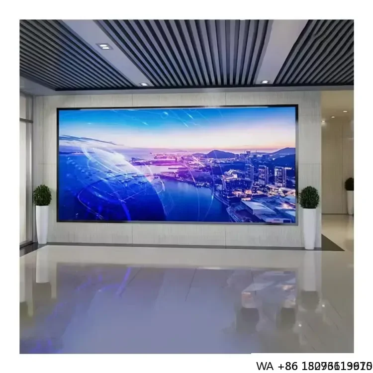 실내 P2.604 LED 비디오 월 맞춤형 고정 패널(개인 영화관용) 4K 플레이어 1000x500mm