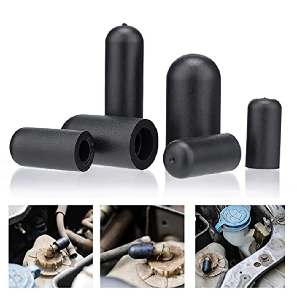 

105PCS Rubber Vacuum Cap Plug Kit Assorted Vacuum Plugs Hose End Cover 3/8'', 5/16'', 4/1'', 7/32'', 5/32'', 3/16'' Accessories