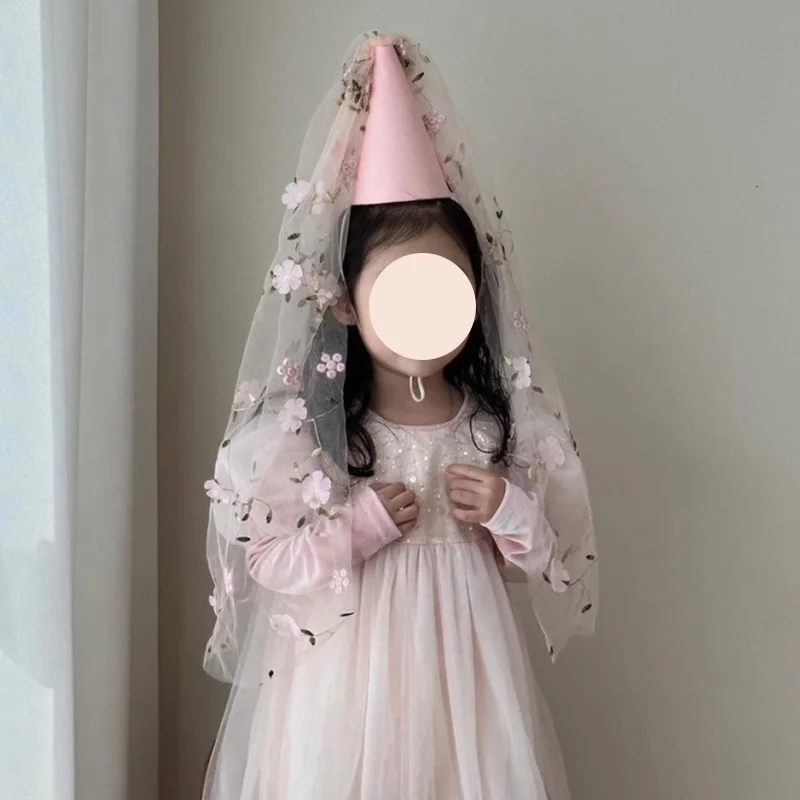 Description Picture 5 of itemKorean Style Kids Birthday Party Hat Cap Cute Celebration Headband Birthday Headwear Party Supplies Photo Props Hair Accessories