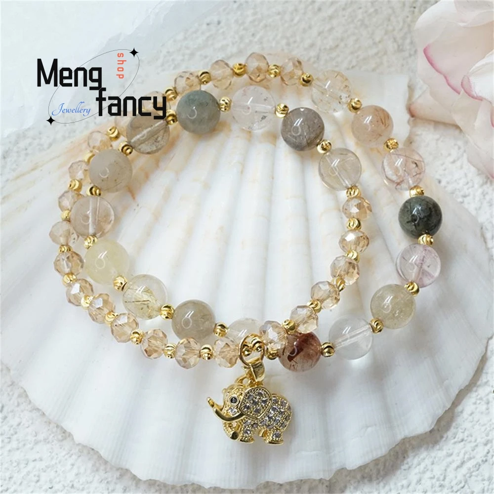 Рисунок 2 - Браслет с кристаллами для волос натурального цвета