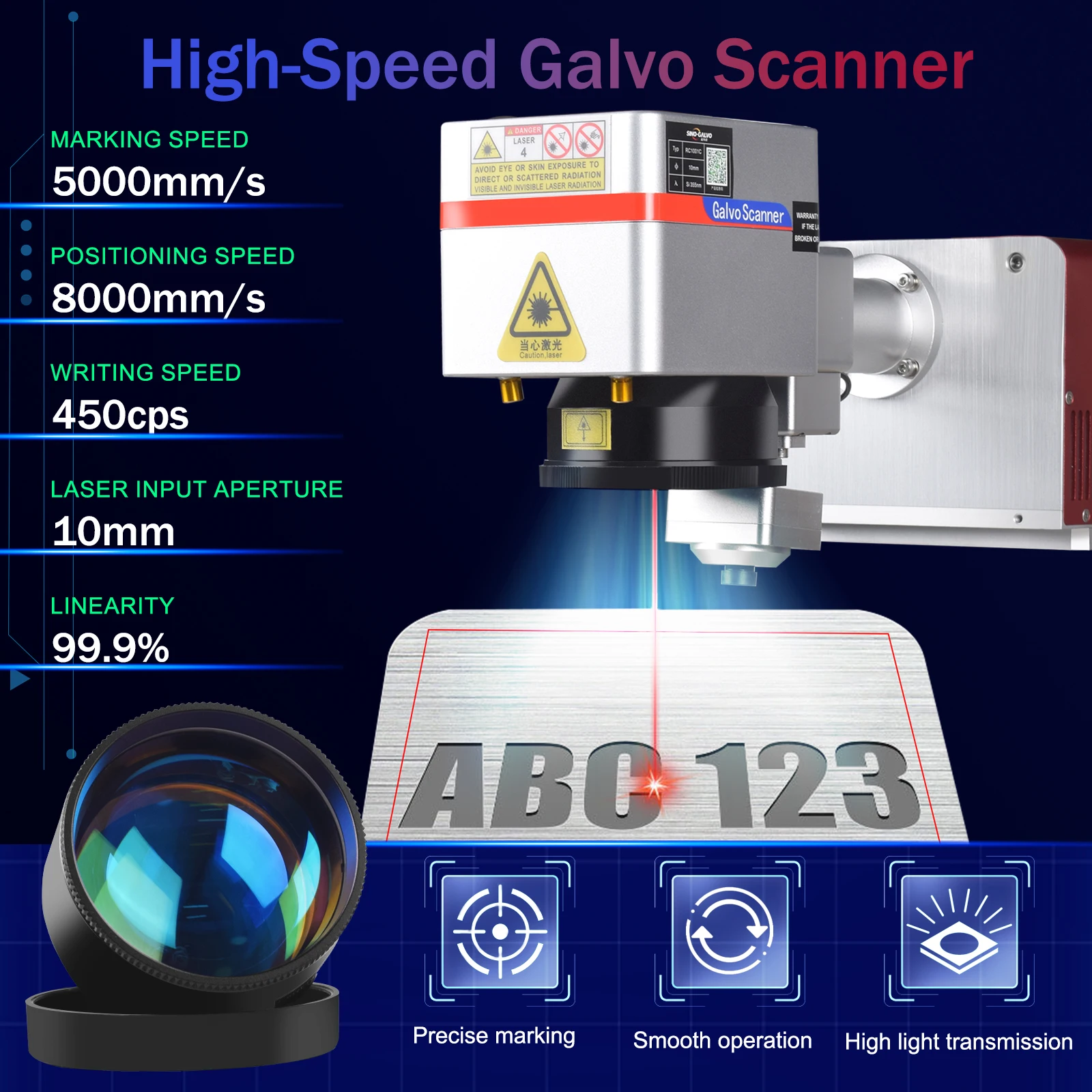 【EU/MX】5W CRS wassergekühlte UV-Laserbeschriftungsmaschine und Förderband UV-visuelle Lasergravurmaschine APP-Markierung Batch-Markierung – Detail 3