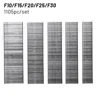 1105Pcs F15/F20/F25/F30 Nail Gun Straight Brad Nails 304 Stainless Steel Stapler Nailer Staples For Woodworking Furniture DIY 2