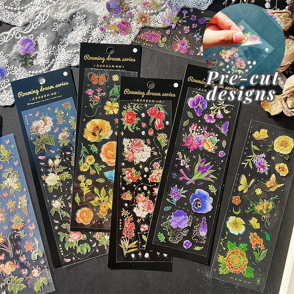 Floral Deco Stickers - Flowers