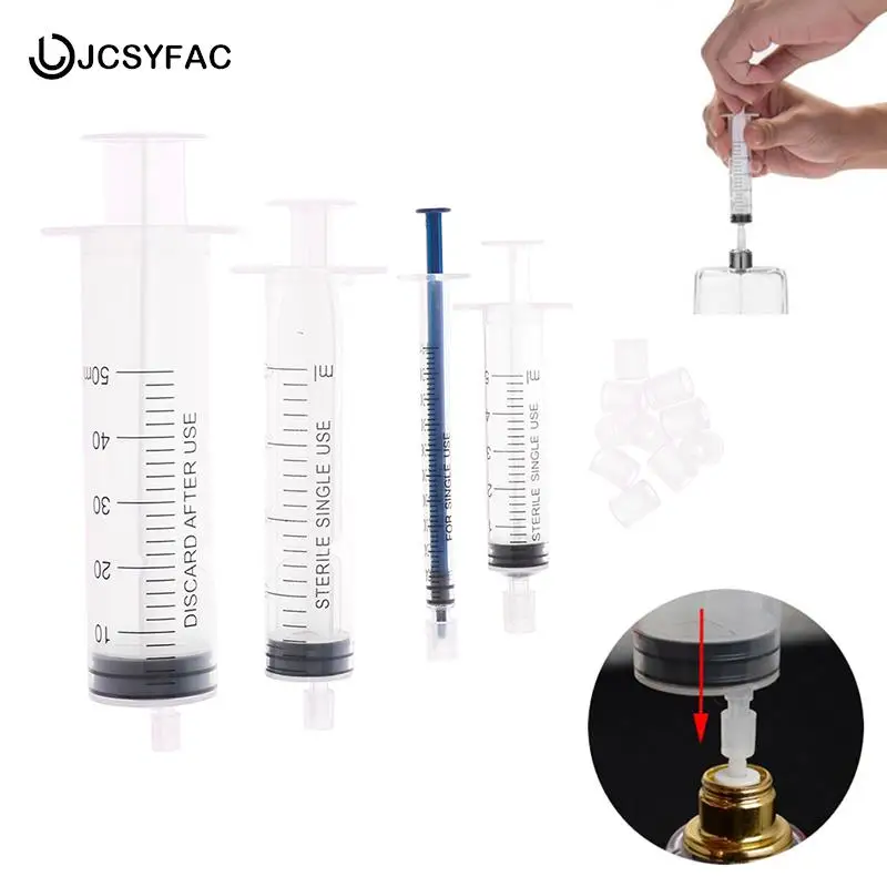 

1Set Refill Perfume Syringe Cosmetic 1/5/20/50ml Syringe Perfume Dispenser Tools For Refillable Bottle Quantitative Dispensing