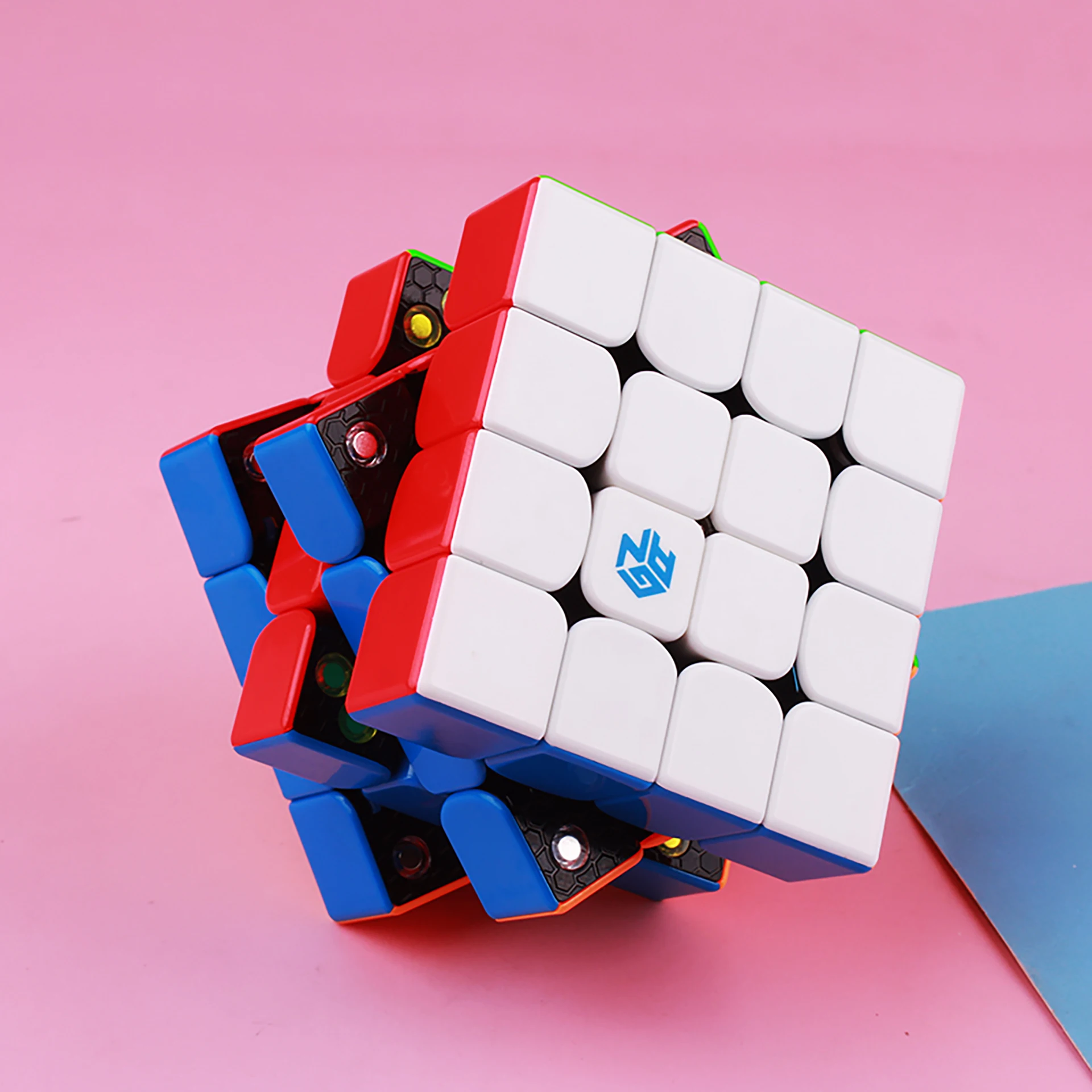 GAN460M Sans autocollant Cube de vitesse magnétique GAN 460 M, 4x4x4