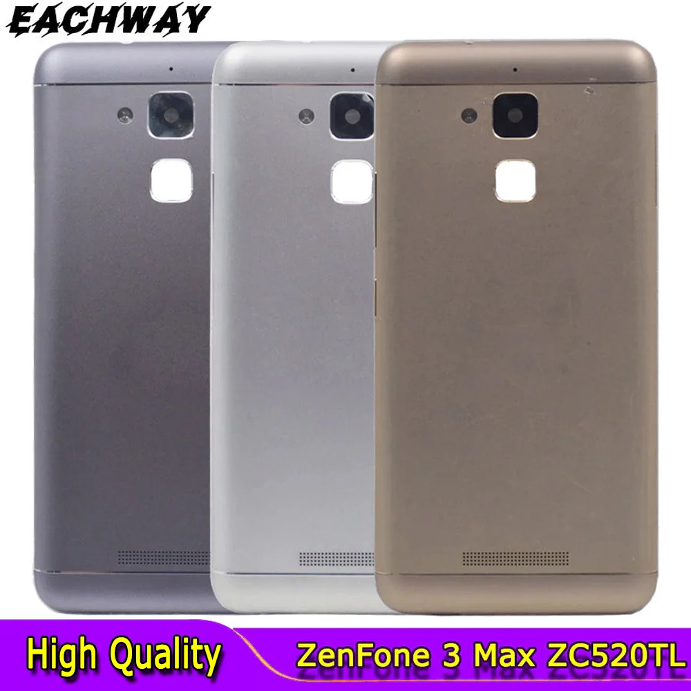 

New Housing ZC520TL Battery Back Cover For ASUS ZenFone 3 Max Battery Door Back Case Housing +Camera Lens For ZC520TL Back Cover
