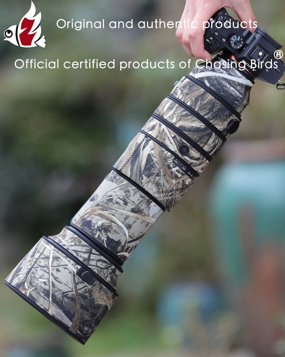 Chasing Birds Camouflage Lens Coat Per Sigma 60 600 Sony E Mount Copertura Protettiva Per Lenti Impermeabile E Antipioggia 60-600Mm E Lens