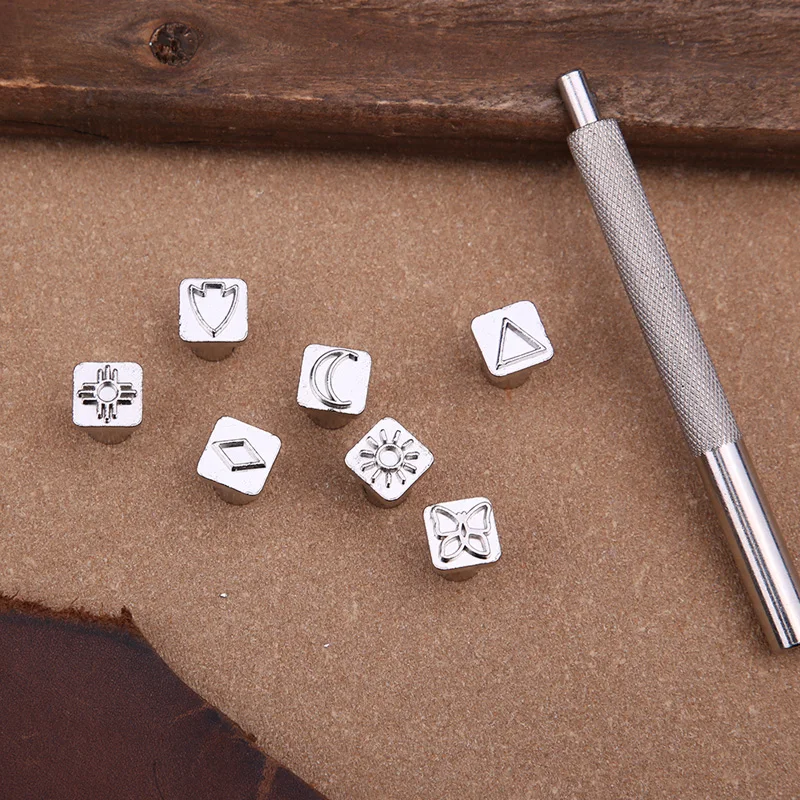 Leather Craft Stamps and Alphabet Number Stamp Set for DIY Leather Craft