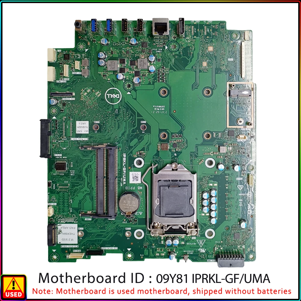 Iprkl-Gf/Uma Dell Optiplex 5490 Chipset Intel Q570 Socket Lga1200 Scheda Madre Aio 09 Y81 Schede Madri Desktop All-In-One