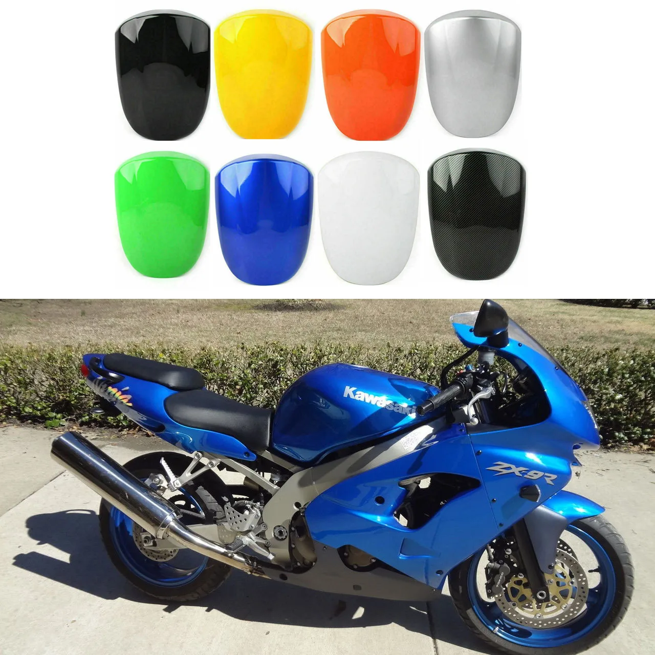 

Обтекатель для заднего сиденья, чехол для капота для Kawasaki ZX9R 1998 1999 2000 2001