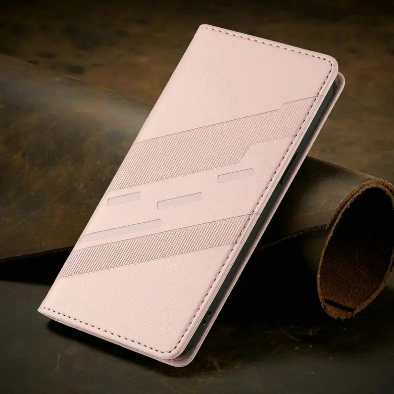 Luxury Leather 360° Protective Wallet Phone Case with Magnetic Closure