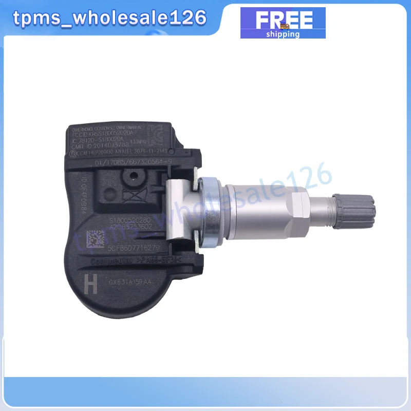 Ÿ̾ з  ý , Ծ F-̽ RD-7 XF XJ ι Ŀ TPMS, 433MHZ GX63-1A159-AA, GX631A159AA, 4 