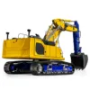 Aoue LR945 RC Excavator LESU 1/14 3-arm Hydraulic Metal Digger Model Remote Control Painted Assembled Toy Light System TH23759 3