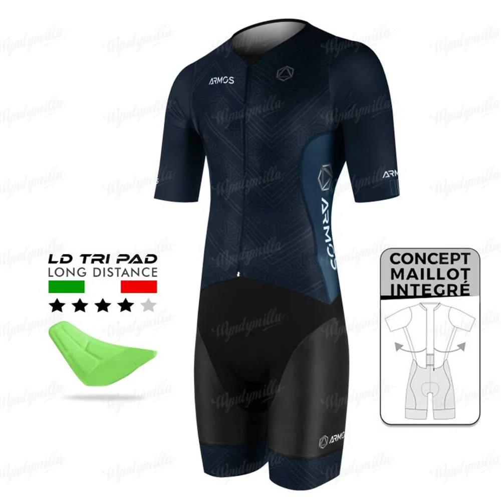 

Ciclismo Inline Skating Suit Sila Men Cycling Skinsuit MTB Bike Speed Running Tri Suit Triathlon Short Sleeve Jumpsuit Summer