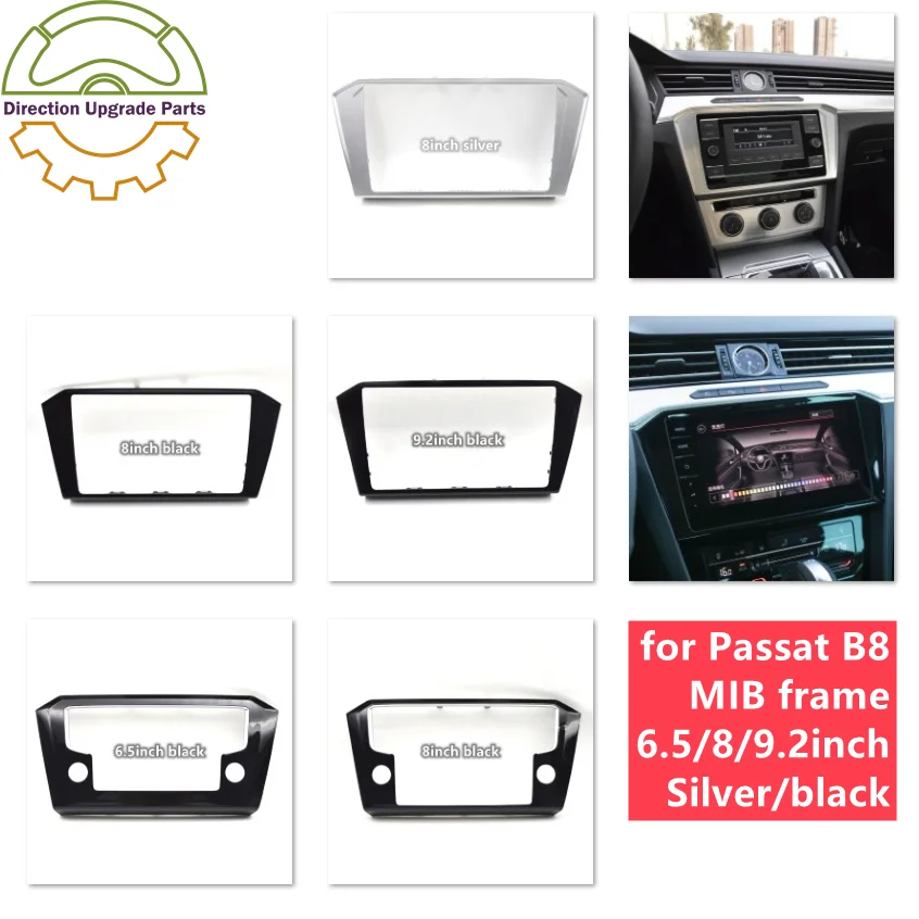 

3GD 858 069 A B C for VW Passat B8 Silver Black MIB Host Navi Radio Multimedia Display Screen Plastic Frame