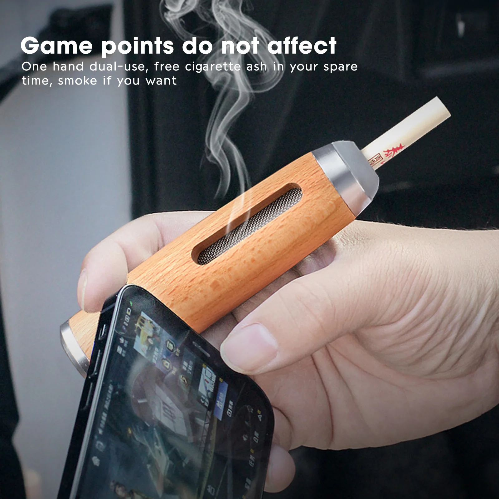 Car Ashtray Portable Ashtray Mini Car Ashtray Wood
