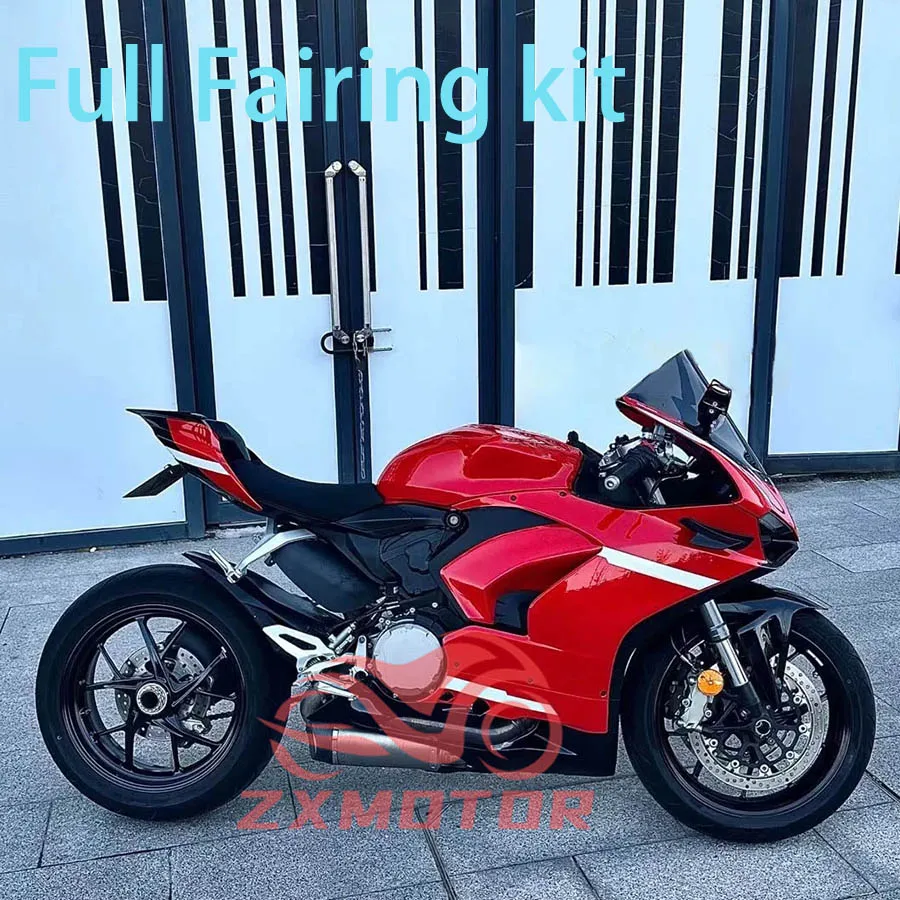 

Красные Обтекатели для Ducati Panigale V2 20 21 22, аксессуары для модификации мотоцикла на заказ, комплект обтекателей крышек
