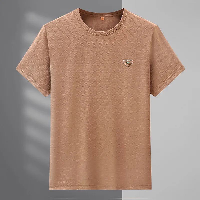 

New Arrival Fashion Suepr Large O-neck Summer Short-sleeved T-shirt Men's Casual Plus Size XL 2XL 3XL 4XL 5XL 6XL 7XL 8XL