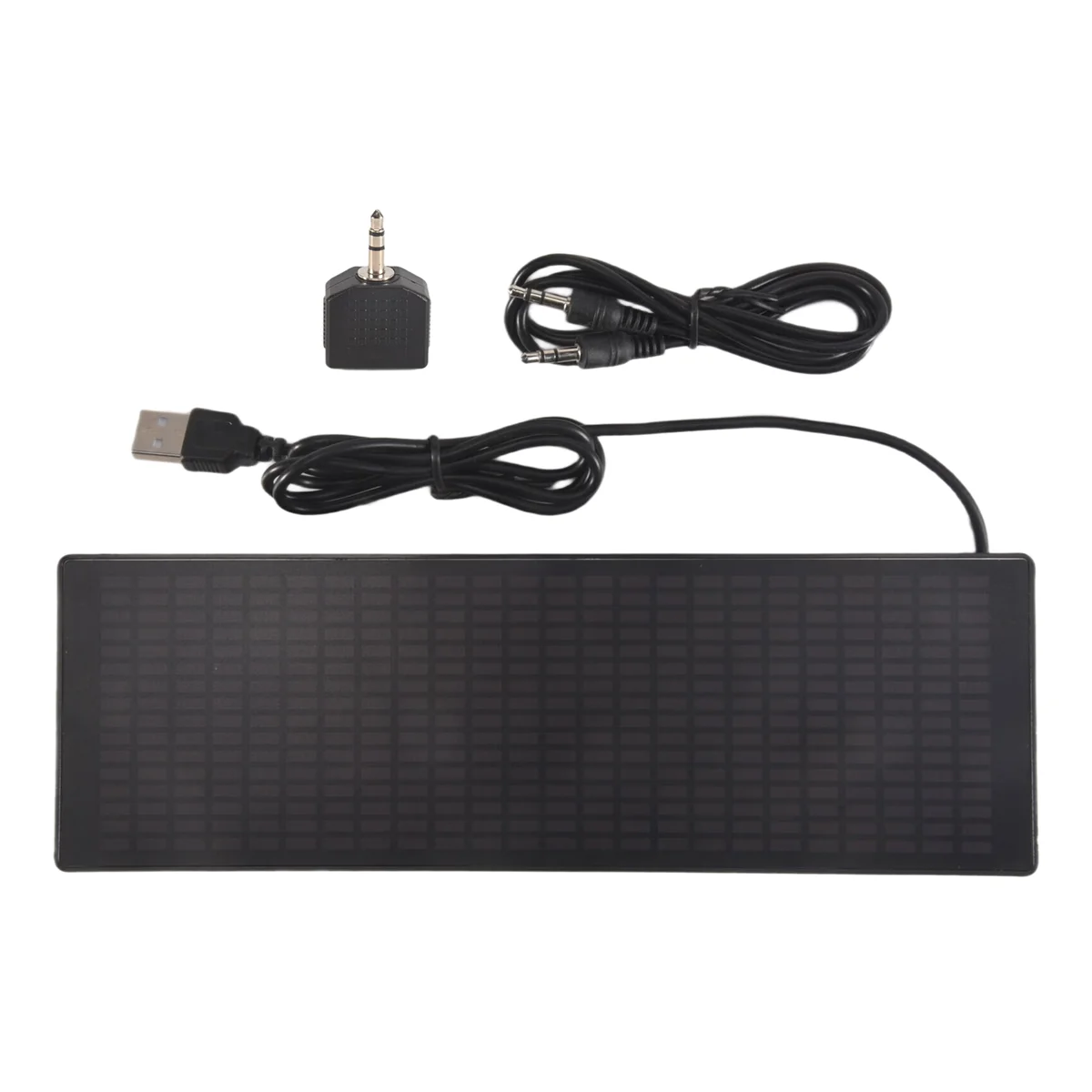 N13R HOT LED Music Spectrum Rhythm Lights Voice Sensor 1624 RGB Atmosphere Level Indicator with Clock Display(Wire Control)