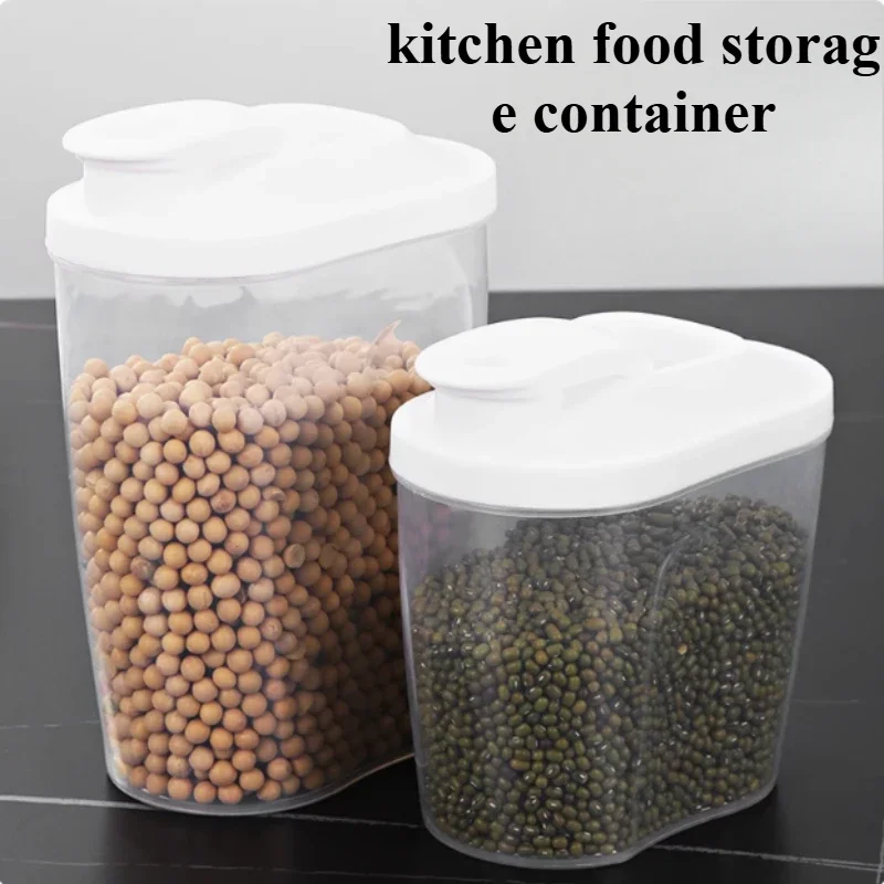 Food Storage Containers with Lids Stackable Treat Box Containers for Kitchen Pantry Organization Containers for Rice Dispenser 2