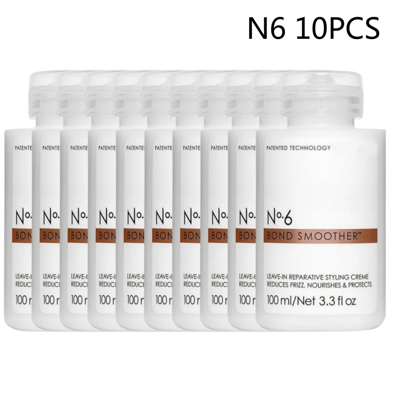 

10PCS No.3/4/5/6 Shampoo Conditioner Smoother Repair Damaged Hair Mask Reduce Split Ends Improve Dry Frizzy Softer Shiny 100ml