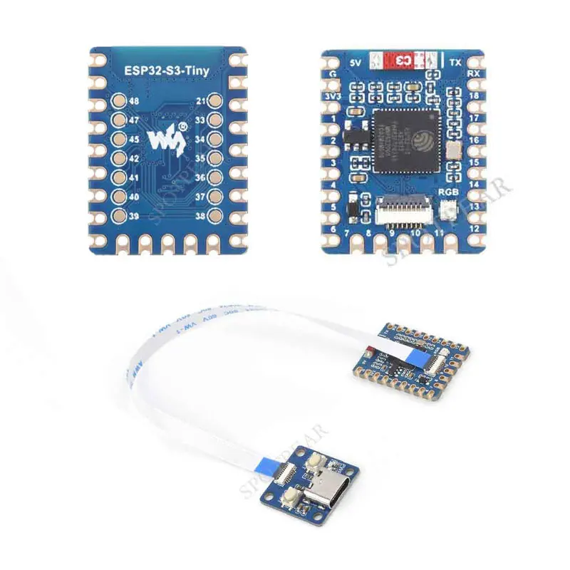 

ESP32 S3 Tiny Mini ESP32-S3FH4R2 USB WIFI Bluetooth Stamp Board Detachable design Dual-core processor