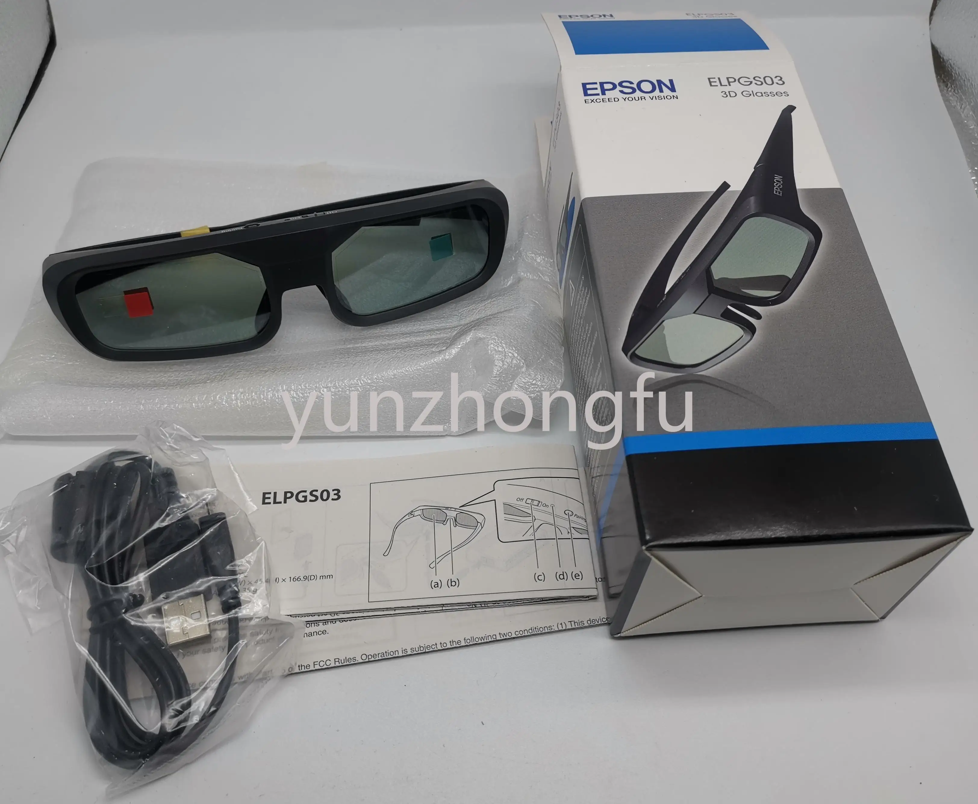 

3D Active Glasses для EPSON ELPGS03 EH-TW3020 EH-TW3020E EH-TW5020UB EH-TW5020UBE EH-TW6010 EH-TW6100 TW8200 USB