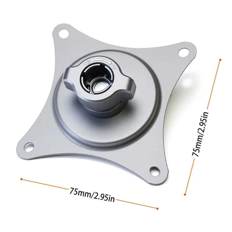 철 75Mm Vesa 구멍 패턴이 있는 휴대용 모니터 화면 홀더 브래킷
