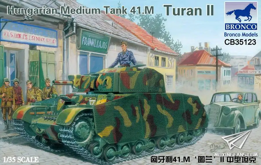 

BRONCO CB35123 1/35 Hungarian Medium Tank 41.M "Turan II"