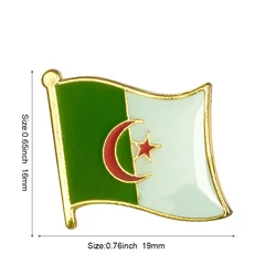 Algeria Flag Enamel Lapel Pin (KS0002)